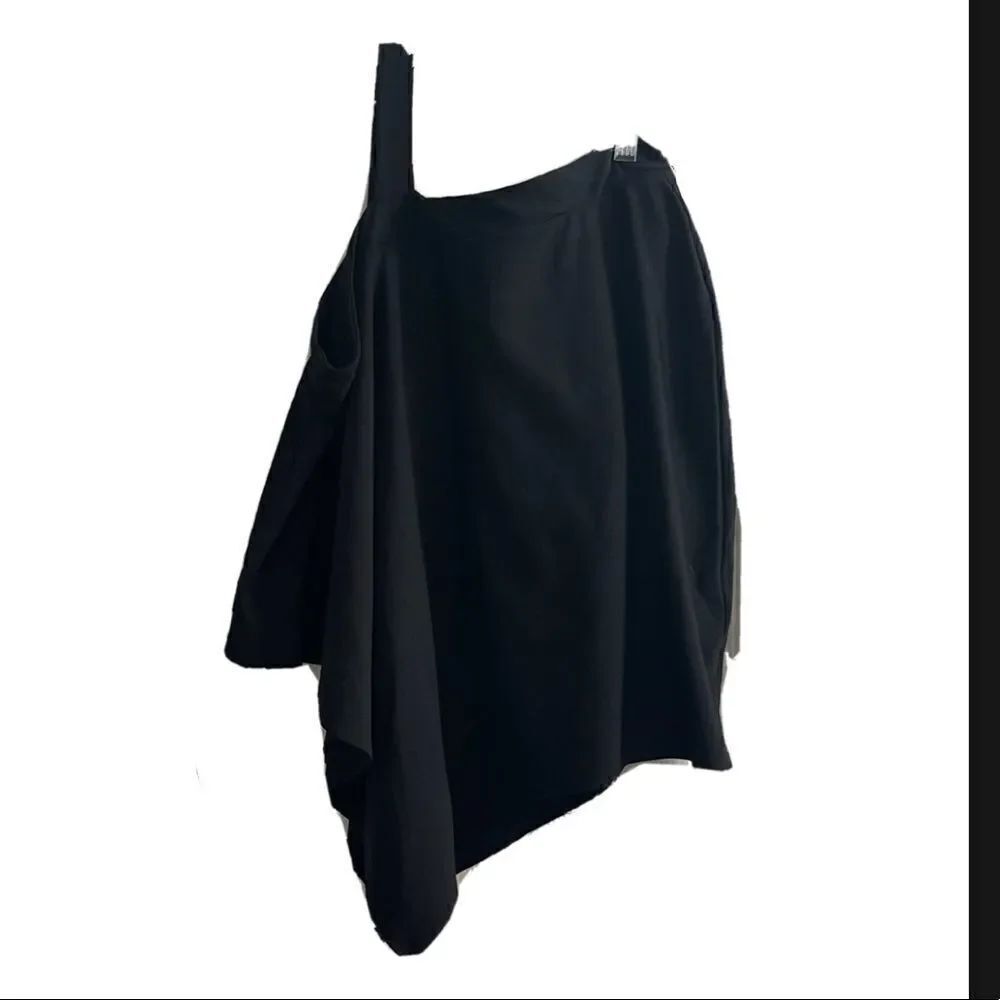 Susana Monaco Renee Cape Top Black Size Small NWT